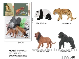 7’ Animal 4pcs