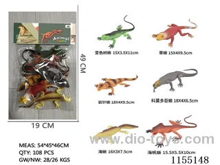Lizards 6pcs