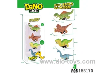 Dinosaur Pull Back Car