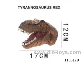 Tyrannosaurus Rex Simulation Dinosaur Hand Puppet 7 inch