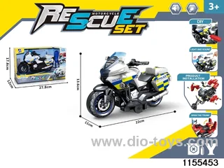 Inertial dismantling motorbike