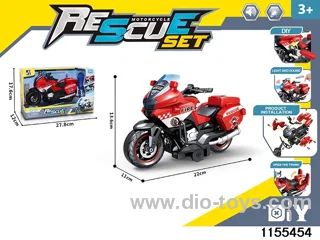 Inertial dismantling motorbike