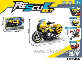 Inertial dismantling motorbike