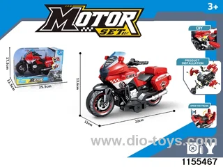 Inertial dismantling motorbike