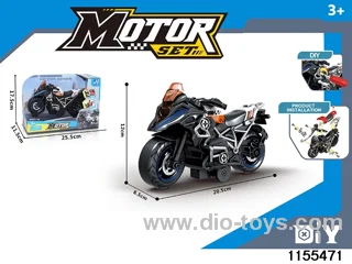 Inertial dismantling motorbike