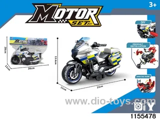 Inertial dismantling motorbike