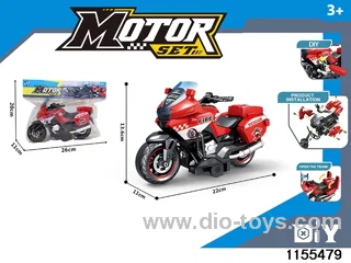 Inertial dismantling motorbike