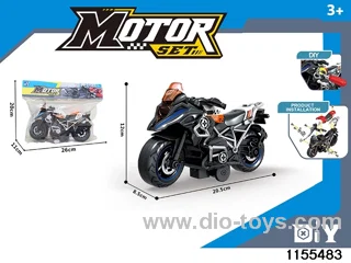 Inertial dismantling motorbike