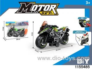Inertial dismantling motorbike