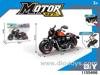Inertial dismantling motorbike