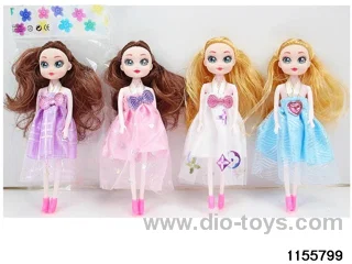 7 inch 15cm 5 jointed doll set
