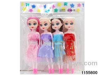 7 inch 15cm 5 jointed doll set