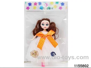7 inch 15cm 5 jointed doll set