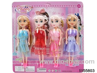 7 inch 15cm 5 jointed doll set