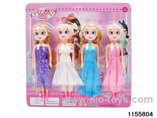 7 inch 15cm 5 jointed doll set