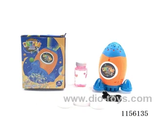 Space Rocket Bubble Machine