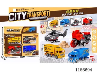 pull back car set 4PCS