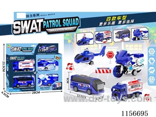 pull back car set 4PCS