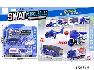 pull back car set 4PCS