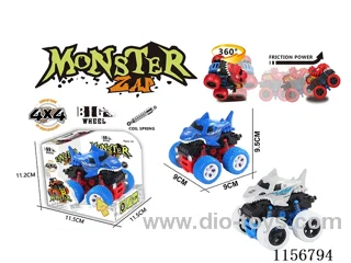 Dual Inertia Stunt Shark Car