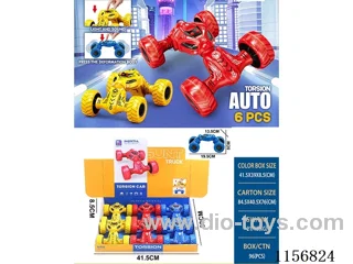 pull back torsion car with light effects