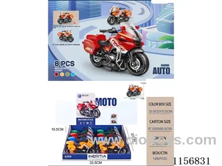 Inertia motorbike with light sound effect