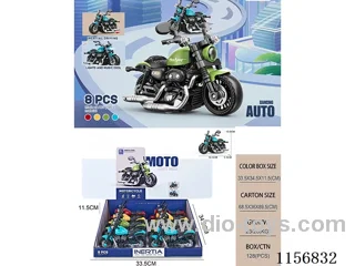Inertia motorbike with light sound effect