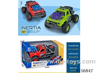Inertia Buggy with action, light and sound effects (electricity included)