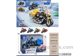 Inertia motorbike with light and sound effects