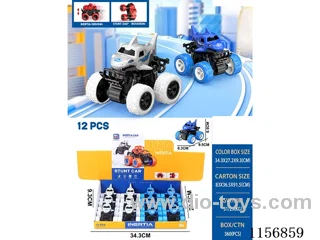Stunt big wheel double inertia shark car