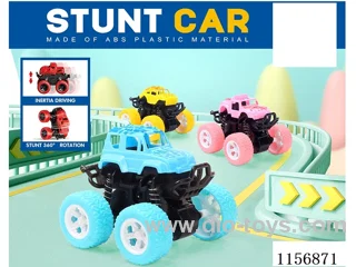 Stunt big wheel double inertia car (macaroon)