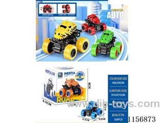 stunt big wheel double inertia dinosaur car