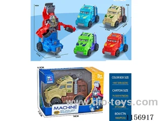 Inertia Crash Transformation Car