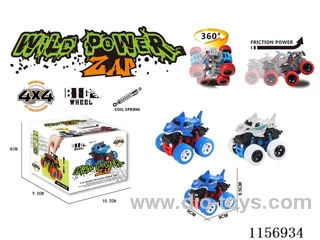 Double Inertia Stunt Shark Car