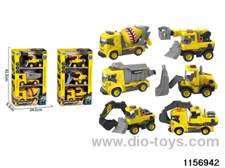 Sound and light inertia car set