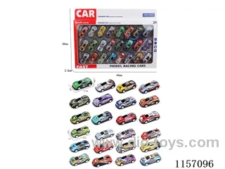 24PCS pull back Tin car