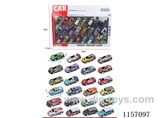 24PCS pull back Tin car