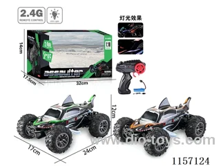 1：18 2.4G rc car with light included battery
