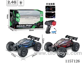 1：18 2.4G rc car with light included battery