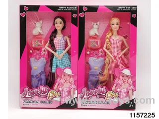 11.5 inch 9 jointed doll set