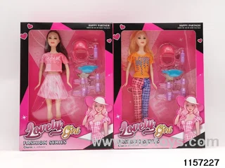 11.5 inch 9 jointed doll set