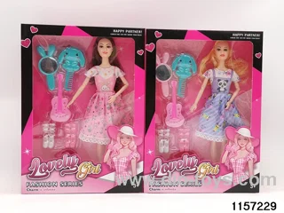 11.5 inch 9 jointed doll set
