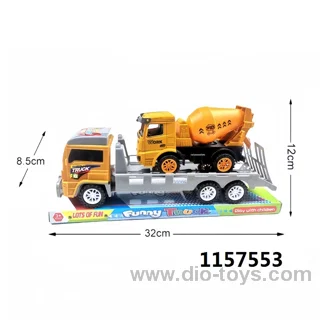 Frictional truck toy in PVC cover