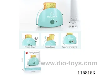 Electric sound and light toaster 2*AA not included