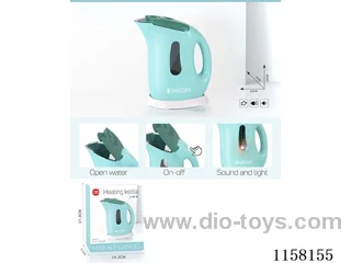 Lights and music kettle 2*AA not included