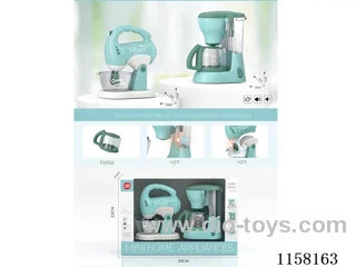 Electric blender 2*AA, sound and light coffee maker 3*AA combo Not included battery