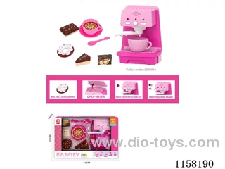 Sound & Light Coffee Maker Dessert Set 2*AA not included