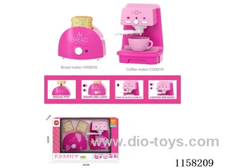Sonic light coffee maker toaster set 4*AA not included