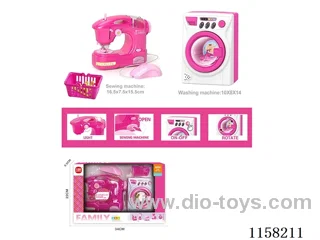 Electric sewing machine, washing machine set 4*AA not included