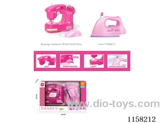 Electric sewing machine, iron set 4*AA not included